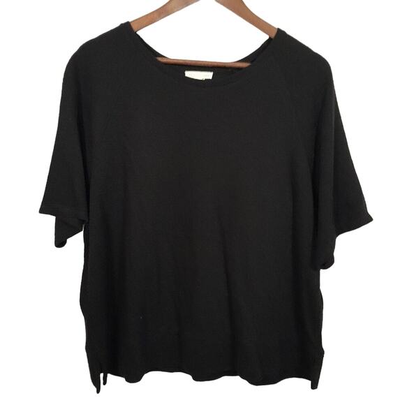 Eileen Fisher Tops - Eileen Fisher Black Organic Cotton Boxy Top Women Small NWOT‎ Classic Lagenlook